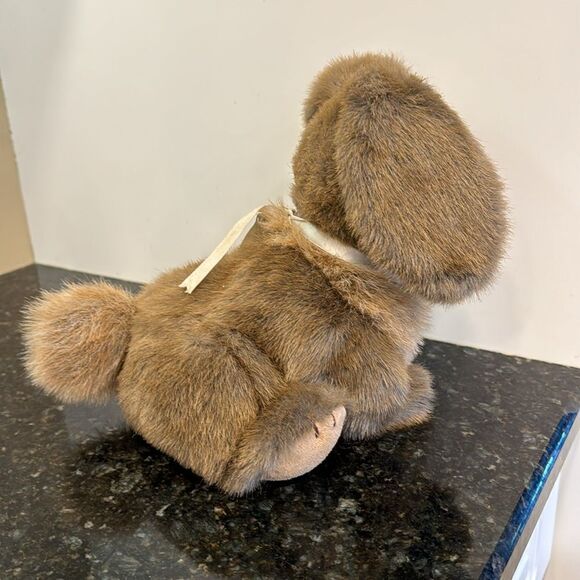 1985 Gund Plush Brown Bunny Rabbit 10" Stuffed Animal “TIPPET” - Picture 7 of 11